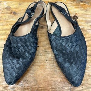 Madewell Woven Leather Slides
